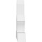 Ekena Millwork Richland Architectural Grade PVC Gable Bracket, 36"W x 21"H x 4"D x 4"F, 14/12 Pitch GBP036X21X0404RIC00 - alternate 2
